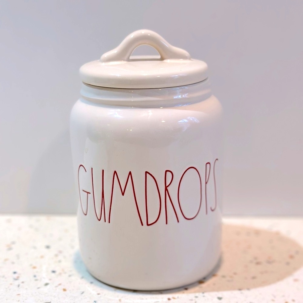 Rae Dunn Holiday Candy‎ GUMDROPS Small Canister